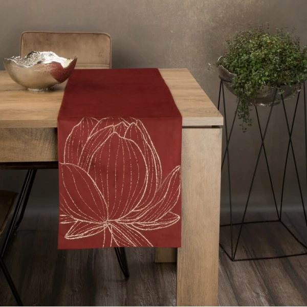 OBRUS BLINK 12 35 X 220 CM CEGLASTY