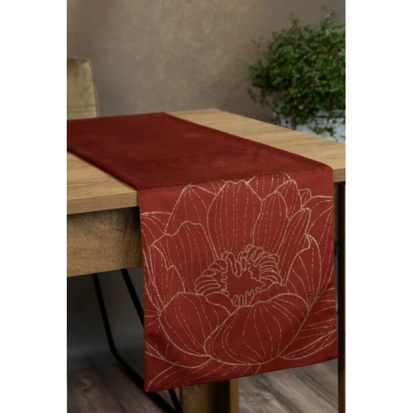 OBRUS BLINK 13 35 X 180 CM CEGLASTY