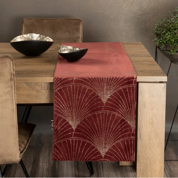OBRUS BLINK 14 35 X 220 CM CEGLASTY