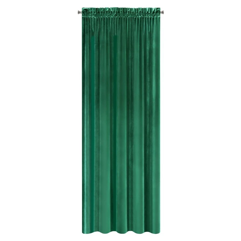 ZASŁONA GOTOWA SAMANTA NA TAŚMIE 140 X 300 CM ZIELONY