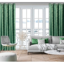 ZASŁONA GOTOWA MARSALA 140 X 250 CM ZIELONY ZASŁONA GOTOWA MARSALA 140 X 250 CM ZIELONY