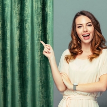 ZASŁONA GOTOWA MARSALA 140 X 250 CM ZIELONY ZASŁONA GOTOWA MARSALA 140 X 250 CM ZIELONY