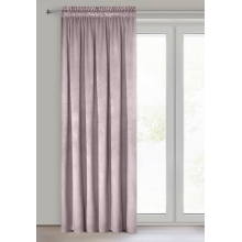 ZASŁONA GOTOWA PIERRE NA TAŚMIE 140 X 300 CM PUDROWY RÓŻ
