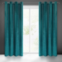 ZASŁONA GOTOWA LUSSI 140 X 250 CM CIEMNOTURKUSOWY