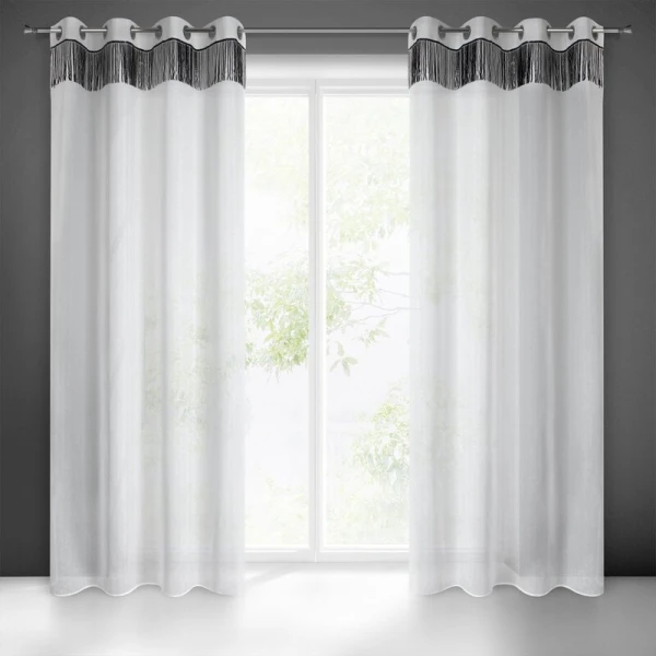 FIRANA GOTOWA JASPER 140 X 250 CM BIAŁY