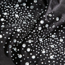 OBRUS ROYAL 2 35 X 180 CM CZARNY