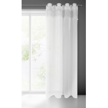FIRANA GOTOWA DAPHNE 140 X 250 CM BIAŁY