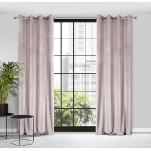 ZASŁONA GOTOWA LILI 140 X 250 CM PUDROWY RÓŻ