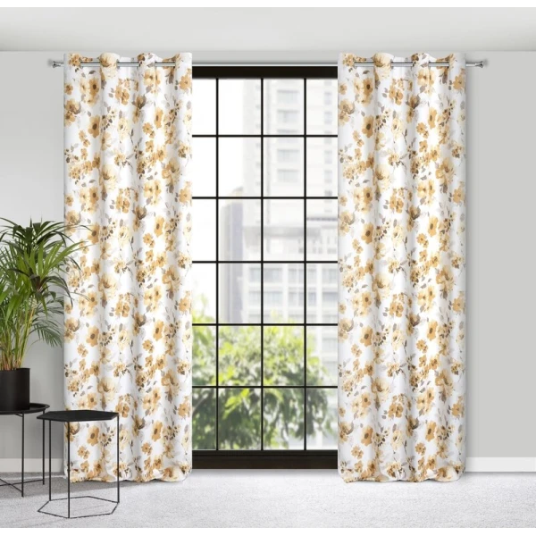 ZASŁONA GOTOWA CAREN 140 X 250 CM BIAŁY