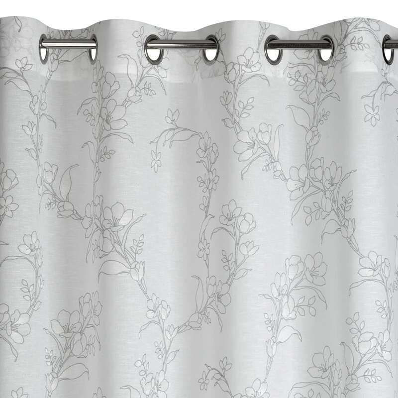 ZASŁONA GOTOWA FIORE 140 X 250 CM BIAŁY