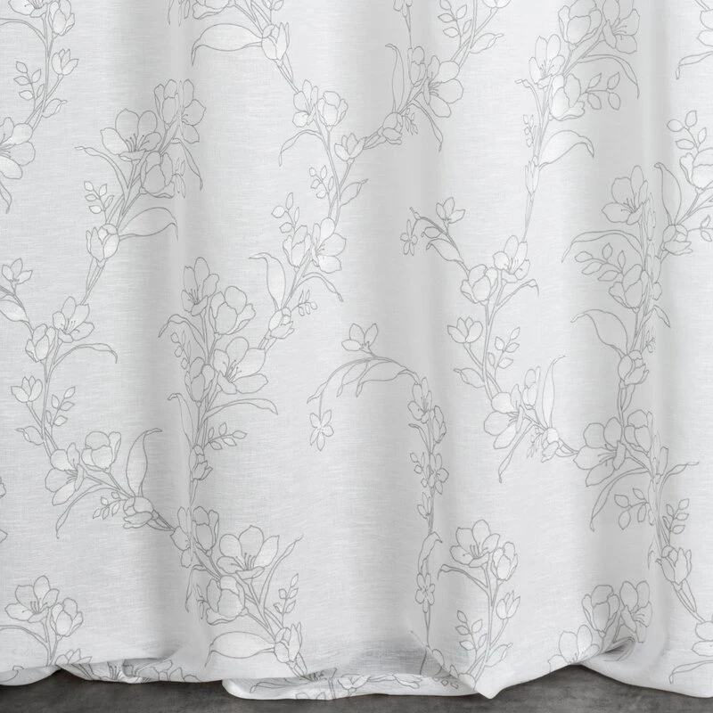 ZASŁONA GOTOWA FIORE 140 X 250 CM BIAŁY