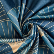 ZASŁONA GOTOWA D91 GINA 140 X 250 CM GRANATOWY