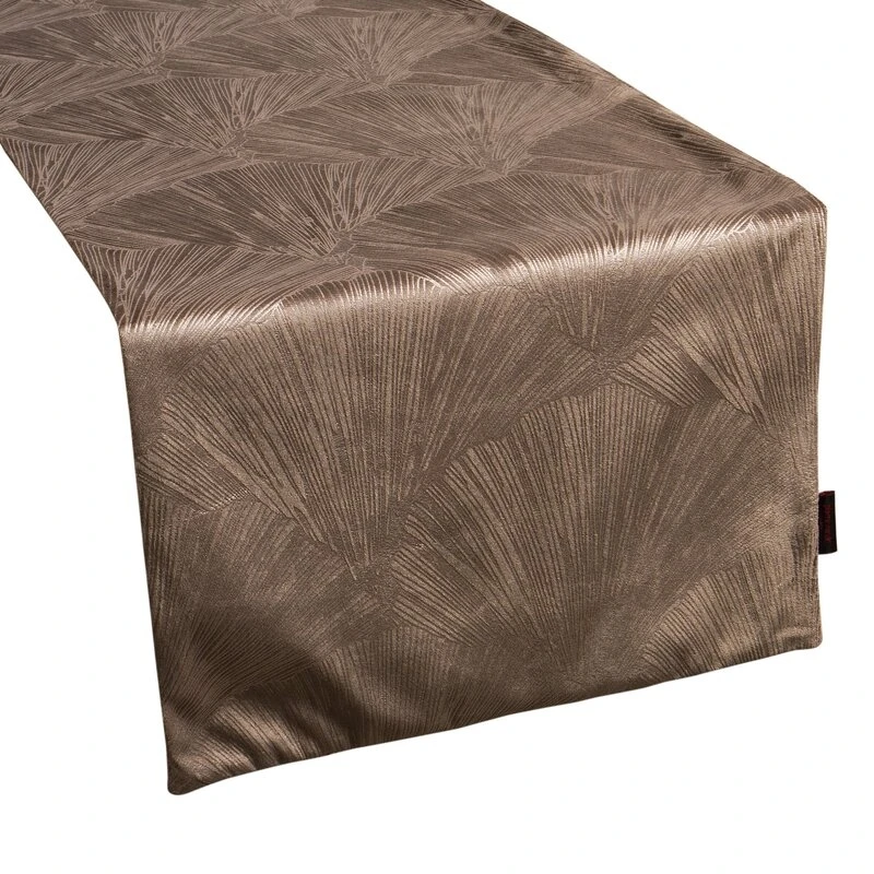 OBRUS GOJA 40 X 140 CM BRĄZOWY