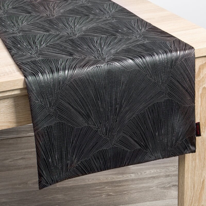 OBRUS GOJA 40 X 140 CM CZARNY