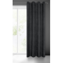 ZASŁONA GOTOWA MILO 140 X 250 CM CZARNY