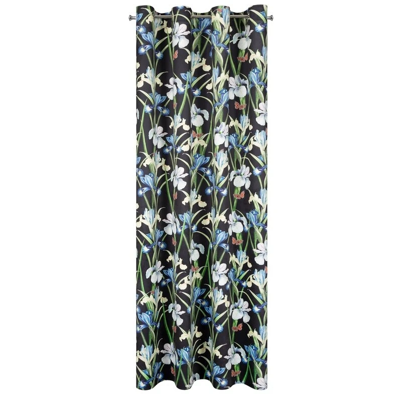 ZASŁONA GOTOWA MAJA 140 X 250 CM CZARNY
