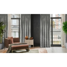 ZASŁONA GOTOWA RIVA NA TAŚMIE 140 X 270 CM POPIELATY