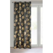 ZASŁONA GOTOWA D91 OFELIA 140 X 250 CM GRAFITOWY