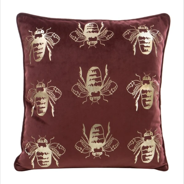 POSZEWKA BLINK 15 45 X 45 CM CIEMNOBORDOWY