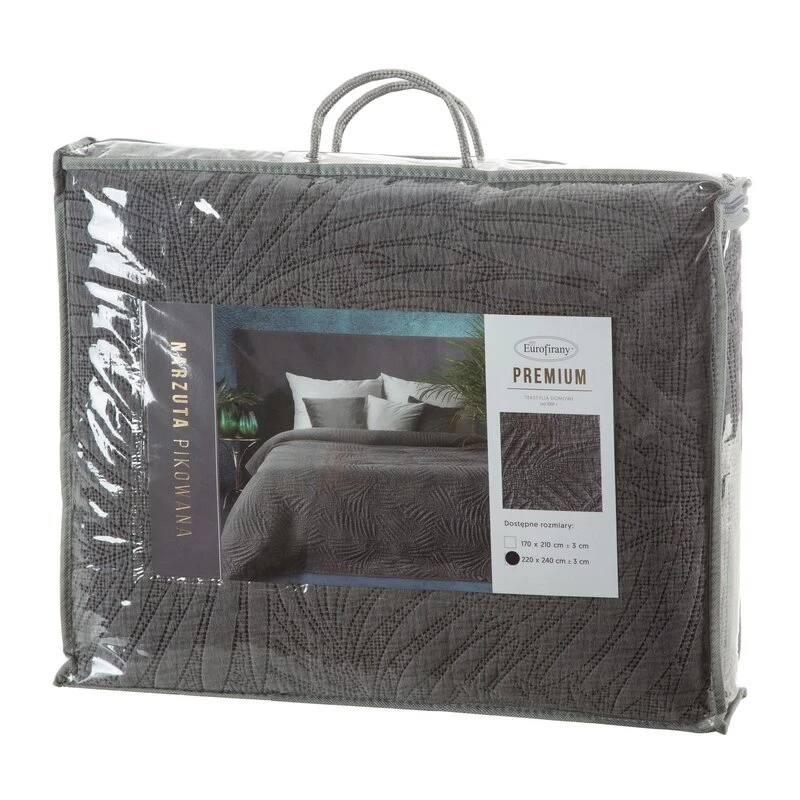 NARZUTA STONE 1 170 X 210 CM STALOWY