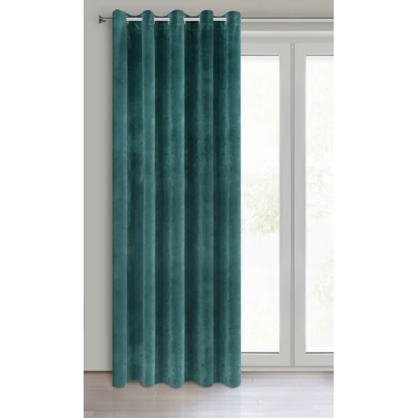 ZASŁONA GOTOWA VILLA 140 X 250 CM CIEMNOTURKUSOWY