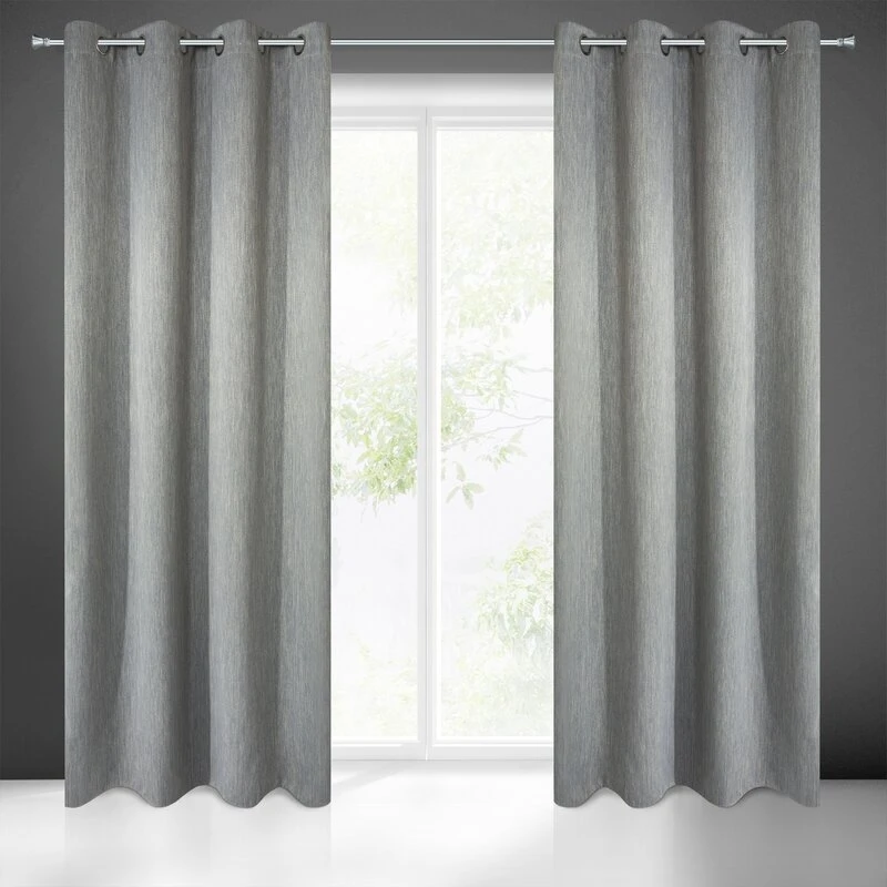ZASŁONA GOTOWA ROSSIE 135 X 250 CM STALOWY