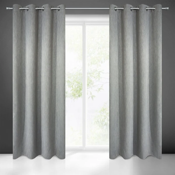 ZASŁONA GOTOWA ROSSIE 135 X 250 CM STALOWY