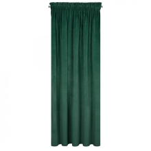 ZASŁONA GOTOWA VILLA NA TAŚMIE 140 X 300 CM CIEMNOZIELONY