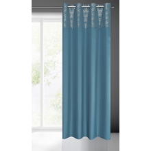ZASŁONA GOTOWA DAFNE 140 X 250 CM NIEBIESKI