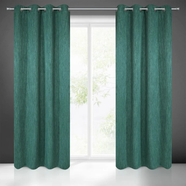 ZASŁONA GOTOWA ROSSIE 140 X 250 CM ZIELONY