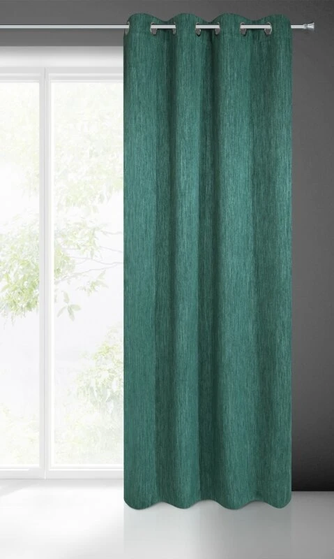 ZASŁONA GOTOWA ROSSIE 140 X 250 CM ZIELONY