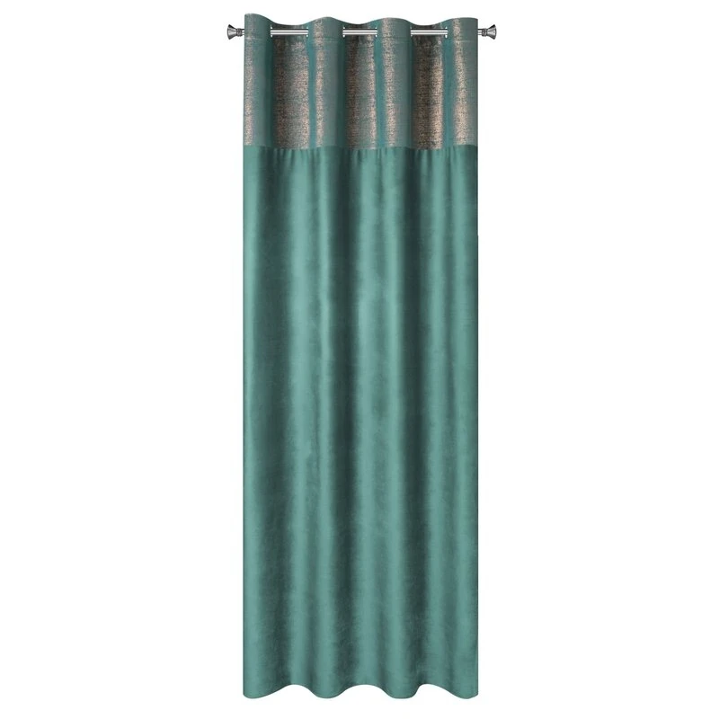 ZASŁONA GOTOWA PERI 140 X 250 CM CIEMNOTURKUSOWY