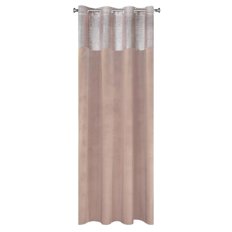 ZASŁONA GOTOWA PERI 140 X 250 CM PUDROWY RÓŻ
