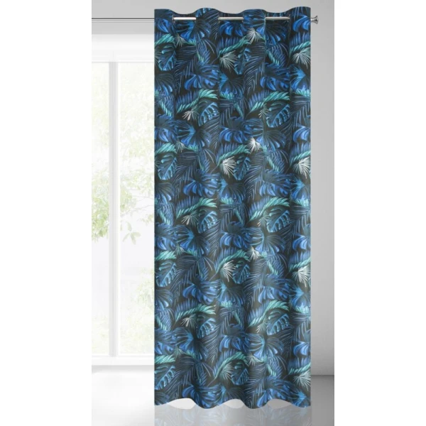 ZASŁONA GOTOWA LAZUR 140 X 250 CM CZARNY