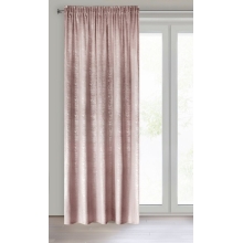 ZASŁONA GOTOWA D91 CYPR NA TAŚMIE 140 X 270 CM PUDROWY RÓŻ