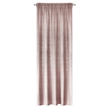 ZASŁONA GOTOWA D91 CYPR NA TAŚMIE 140 X 270 CM PUDROWY RÓŻ
