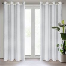 FIRANA GOTOWA SIBEL 140 X 250 CM BIAŁY