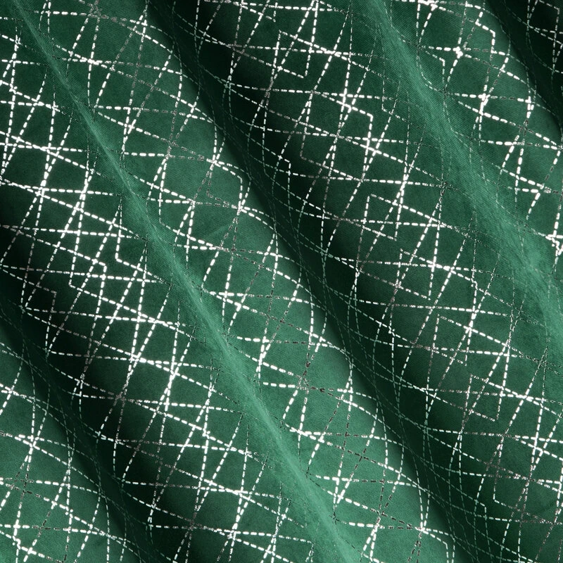 ZASŁONA GOTOWA D91 MOLY 140 X 250 CM ZIELONY