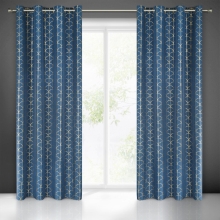 ZASŁONA GOTOWA CANDE 140 X 250 CM GRANATOWY