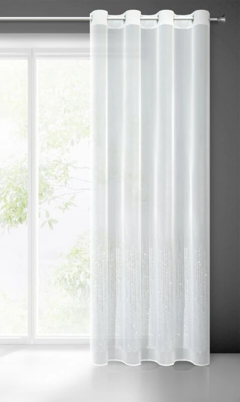 FIRANA GOTOWA SOLEI 140 X 250 CM BIAŁY