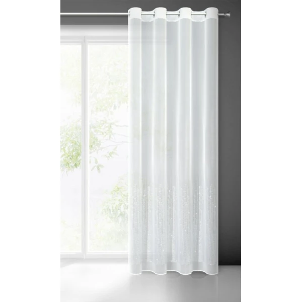 FIRANA GOTOWA SOLEI 140 X 250 CM BIAŁY
