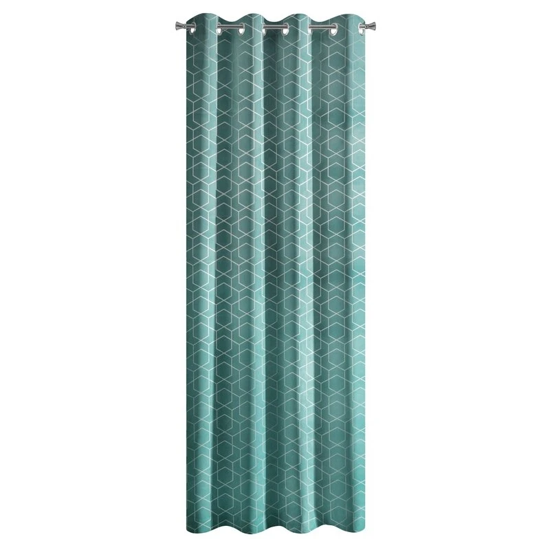 ZASŁONA GOTOWA MANDI 135 X 250 CM TURKUSOWY