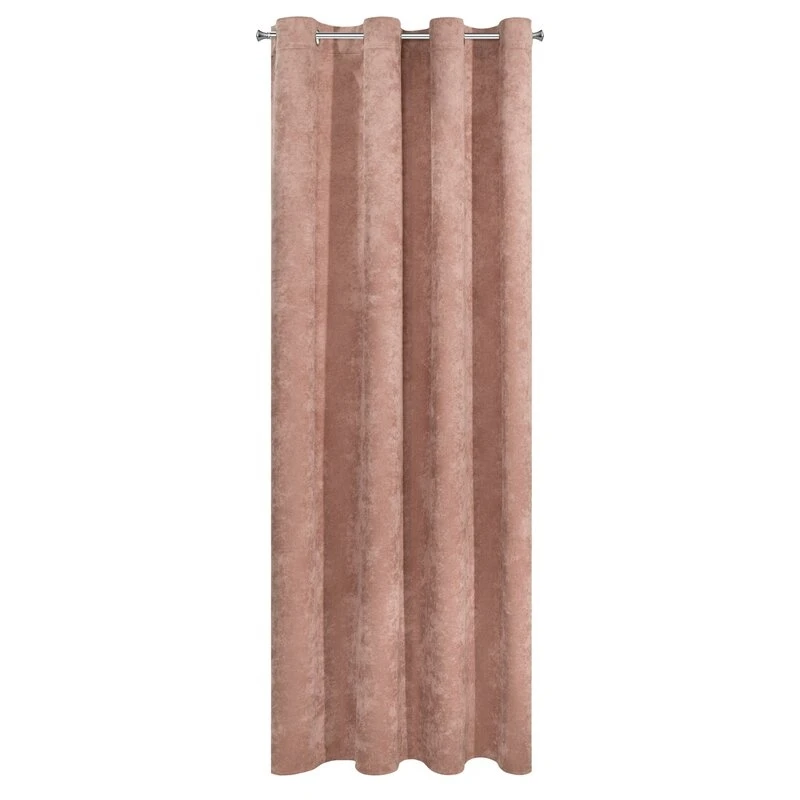 ZASŁONA GOTOWA ANISA 140 X 250 CM CIEMNORÓŻOWY