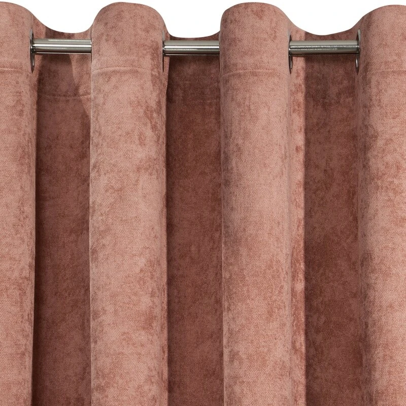 ZASŁONA GOTOWA ANISA 140 X 250 CM CIEMNORÓŻOWY