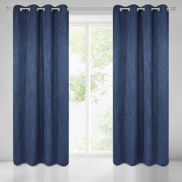 ZASŁONA GOTOWA ROSSIE 140 X 250 CM GRANATOWY