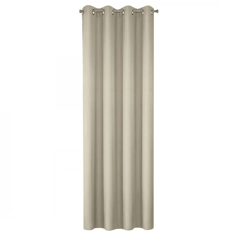 ZASŁONA GOTOWA RITA 140 X 250 CM CIEMNOBEŻOWY