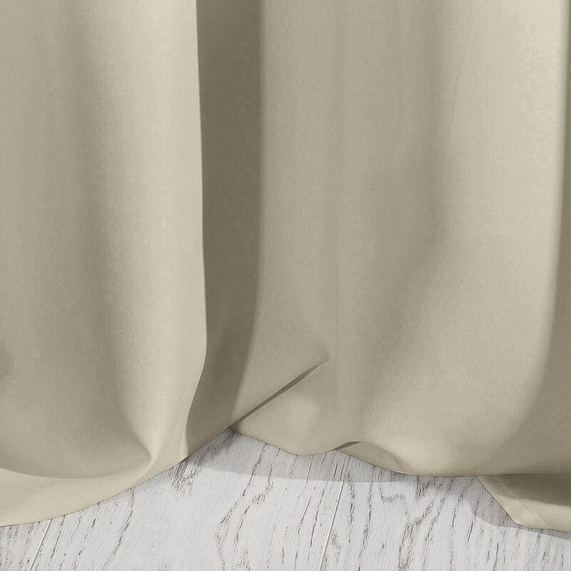 ZASŁONA GOTOWA RITA 140 X 250 CM CIEMNOBEŻOWY