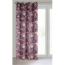 ZASŁONA GOTOWA MIREI 140 X 250 CM BURGUNDOWY
