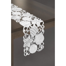 OBRUS ILONA 20 X 160 CM SREBRNY