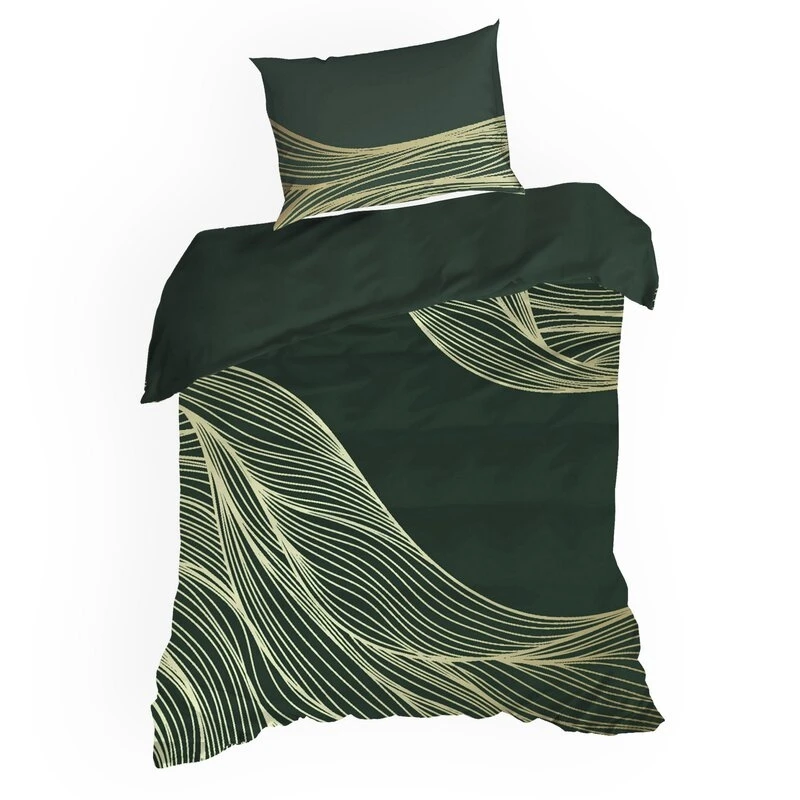 KOMPLET POŚCIELI SATYNOWEJ PREMIUM 3 220 X 200 CM CIEMNOZIE